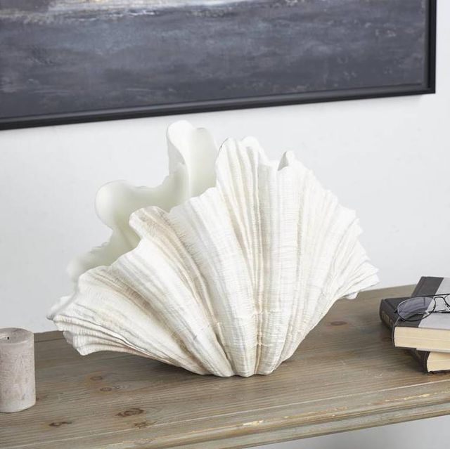 Deco Marche Cream Shell Sculpture-3