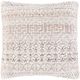 Surya Nobility Ivory 22"x22" Toss Pillow with Polyester Insert-0