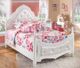 Signature Design by Ashley® Exquisite 3-Piece White Full Poster Bed Set-3