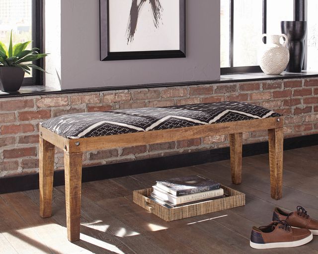Coaster® Lamont Two Tone Upholstered Bench-2