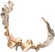 Crestview Collection Willow Silver Gold Sculptural Leaf II-1