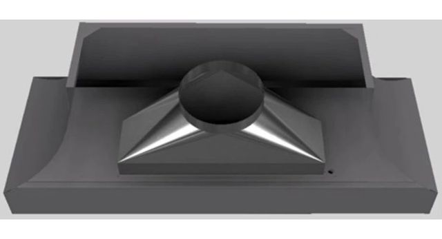 Vent-A-Hood® Designer Series 66" Gunsmoke Wall Mounted Range Hood-2