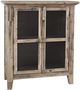 Jofran Inc. Rustic Shores Gray Wash 2-Door Accent Cabinet-0
