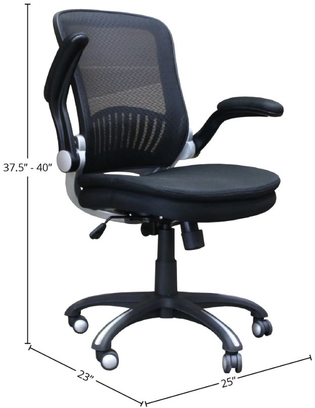 Parker House® Black Desk Chair-2
