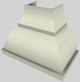 Vent-A-Hood® Designer Series 42" Biscuit Wall Mounted Range Hood-5