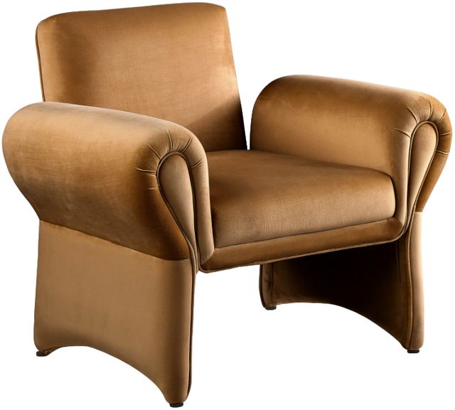 Meridian Furniture Fleurette Saddle Velvet Accent Chair-0