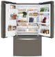 GE® 36" 22.1 Cu. Ft. Fingerprint Resistant Slate Counter Depth French Door Refrigerator-3