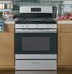 GE® 30" Black/Stainless Steel Freestanding Gas Range-1