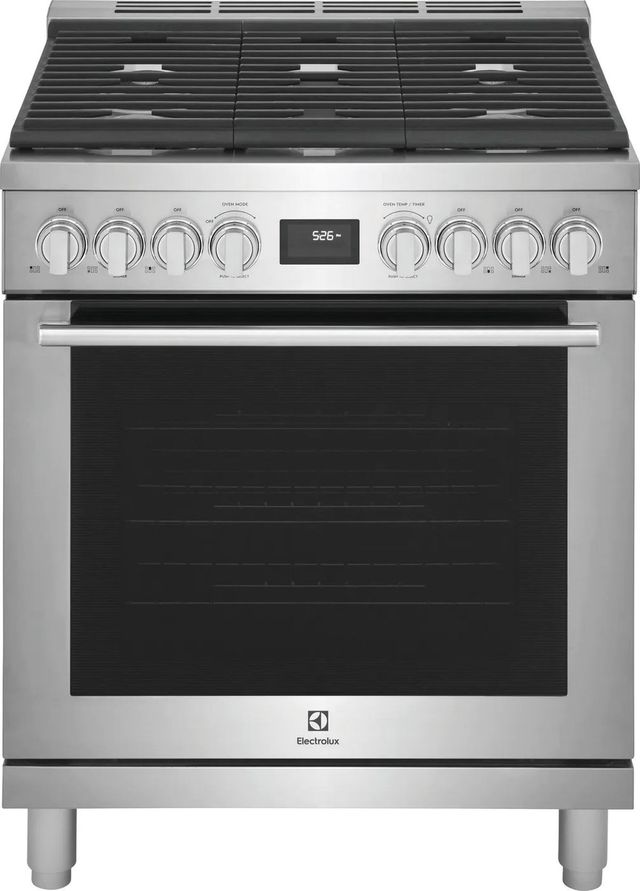 Electrolux 30" Stainless Steel Freestanding Gas Range