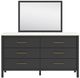 Signature Design by Ashley® Cadmori Black Dresser and Mirror-1