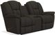 La-Z-Boy® Maverick Cocoa Reclining Loveseat with Console-1