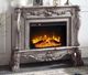 ACME Furniture Dresden Vintage Bone White Fireplace-0