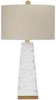 Bassett Mirror Comoros White Table Lamp-0