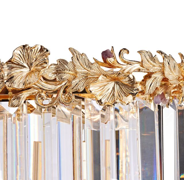 Michael Amini® Marquise Gold 5-Light Wall Sconce-4