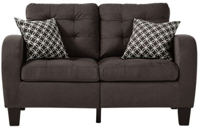 Homelegance® Sinclair Chocolate Loveseat-2