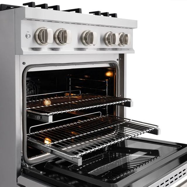 ZLINE 30" 4.2 cu. ft. Dual Fuel Range with 4 Burner DuoPro™ Cooktop and Electric Convection Oven in Stainless Steel -3