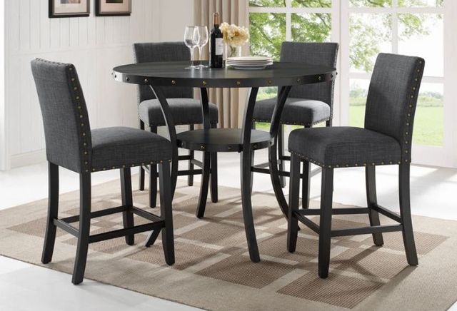 New Classic® Home Furnishings Crispin Smoke Counter Height Table-2