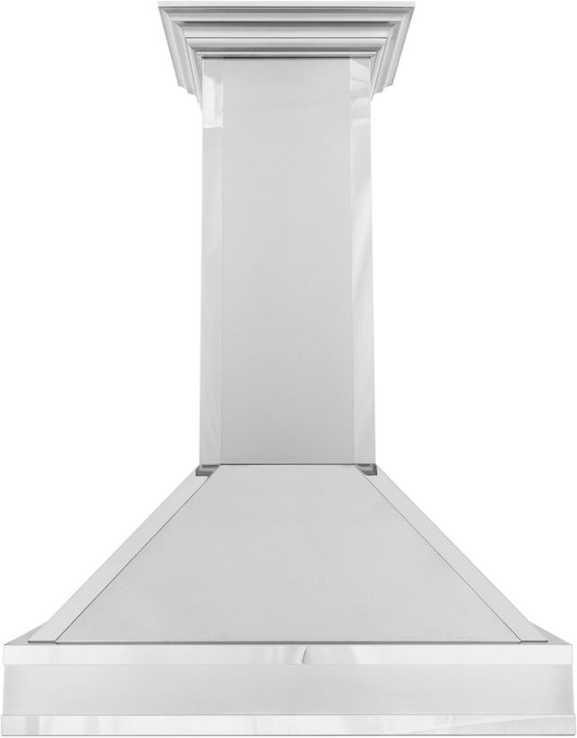 ZLINE 36" Satin Stainless Steel Mirror Wall Mounted Range Hood-0