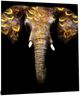 Classy Living Gold Tribal Elephant Wall Art-3
