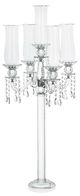 A & B Home Clear 39" Glass Candle Holder-0