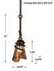 Uttermost® Vitalia Oil Rubbed Bronze Mini Pendant-2