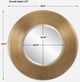 Uttermost® Contessa Gold Round Mirror-3