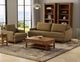 International Furniture Direct Olimpia Brown 60" Loveseat-1