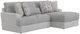 Jackson Furniture Titan 2-Piece Moonstruck Right-Arm Facing Loveseat Sectional and Chaise-0