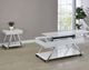 Steve Silver Co. Zena White Lift Top Cocktail Table with Casters-5
