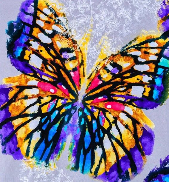 Classy Art Purple Butterfly Wall Art-1