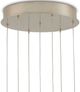 Currey & Company Palatino Blue Marbeled/Silver Round Multi-Drop Pendant Lighting-2