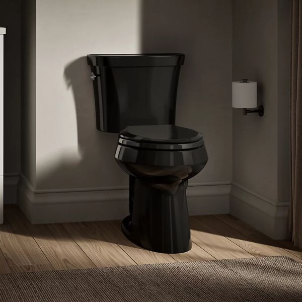 KOHLER® Wellworth® Black Toilet Tank, Dual-Flush-2