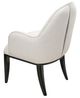 Michael Amini® Tuxedo Piano Keyboard Dining Arm Chair-3