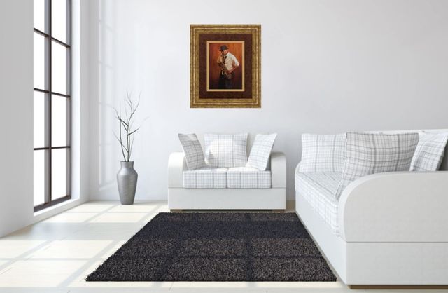 Classy Living Delancy Sax Man 40" Wall Art-1