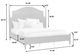 Pulaski™ Asher Park Piano Brown California King Poster Bed -3