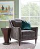 A.R.T. Furniture® Revival Black Spot Table with Napa Mahogany Base-1