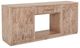 International Furniture Direct Balam Stained White TV Stand-3