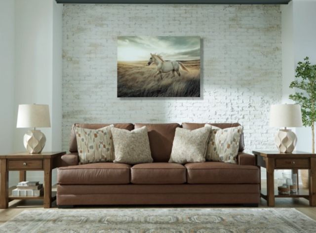 Benchcraft® VillaCourt Caramel Sofa-3