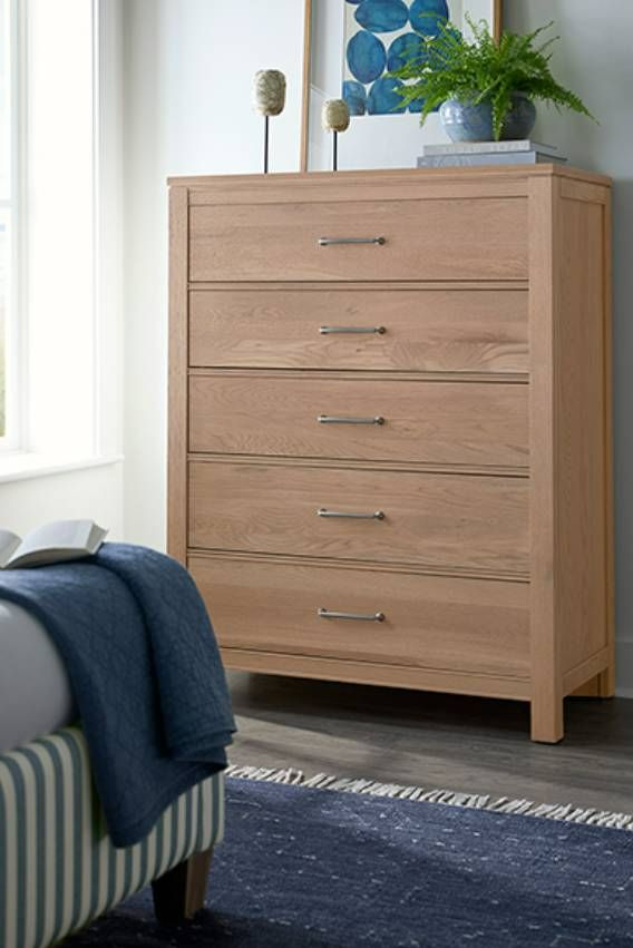 Vaughan-Bassett Tide & Timber Clear Oak 5-Drawer Chest-1