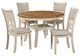 New Classic® Home Furnishings Mitchell 5-Piece Bisque/Brown Dining Set-0