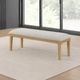 New Classic® Home Furnishings Essence Natural/White Dining Bench-1