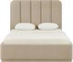 TOV Furniture Parker Tan Chenille Queen Panel Bed-3
