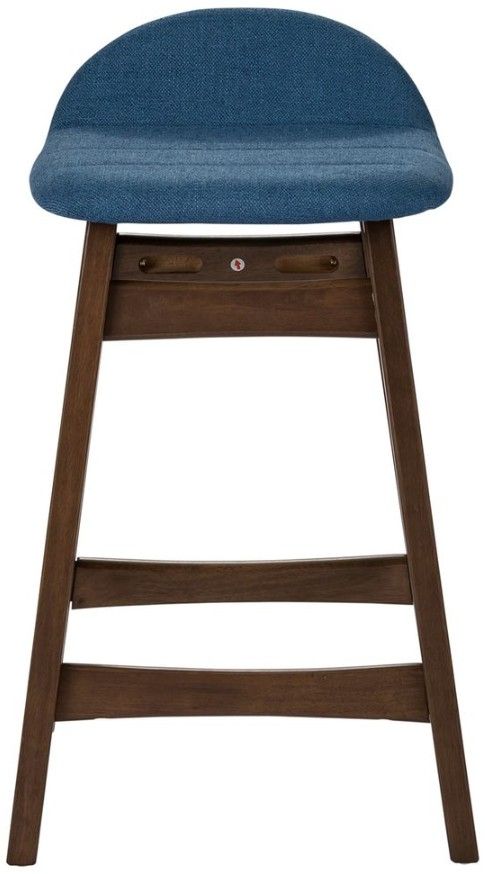 Liberty Furniture Space Savers Blue/Satin Walnut 24" Counter Chair-3