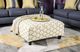 Furniture of America® Orson Ivory Ottoman-0