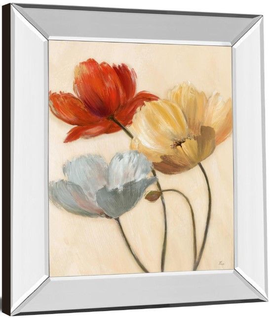 Classy Living Nan Poppy Palette Il 22" Wall Art-3