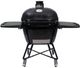 Primo Grills® Oval XL 400 28" Black All-In-One Freestanding Charcoal Grill-0