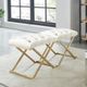 Inspire™ Rada Ivory/Brushed Gold Bench-4