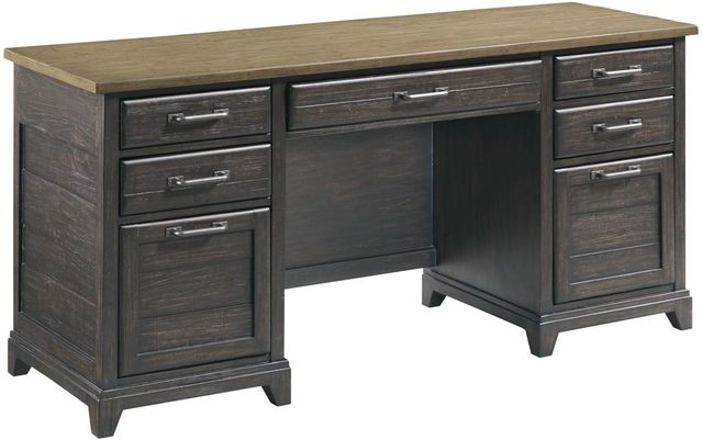 Kincaid® Plank Road Farmstead Brown Executive Credenza-0