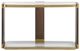 Uttermost® Ryles Gold/Walnut Console Table-3