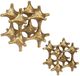Uttermost® Gilded Connection 2-Piece Antique Brass Sculpture Set-0